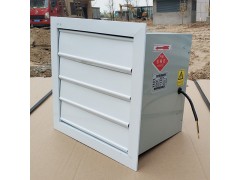 DFBZ方形軸流風機，方形壁式軸流風機，壁式軸流風機帶百葉窗