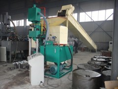 高產量型鋼屑壓塊機鑫源牌金屬成型設備定制各種型號l