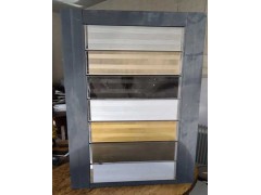 裝飾鋅鋼百葉窗河北生產廠家，小區通風鋅鋼百葉窗